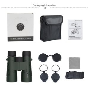 Kaemeasu C Model Green Color 10x42 HD Waterproof Binoculars for Adults,