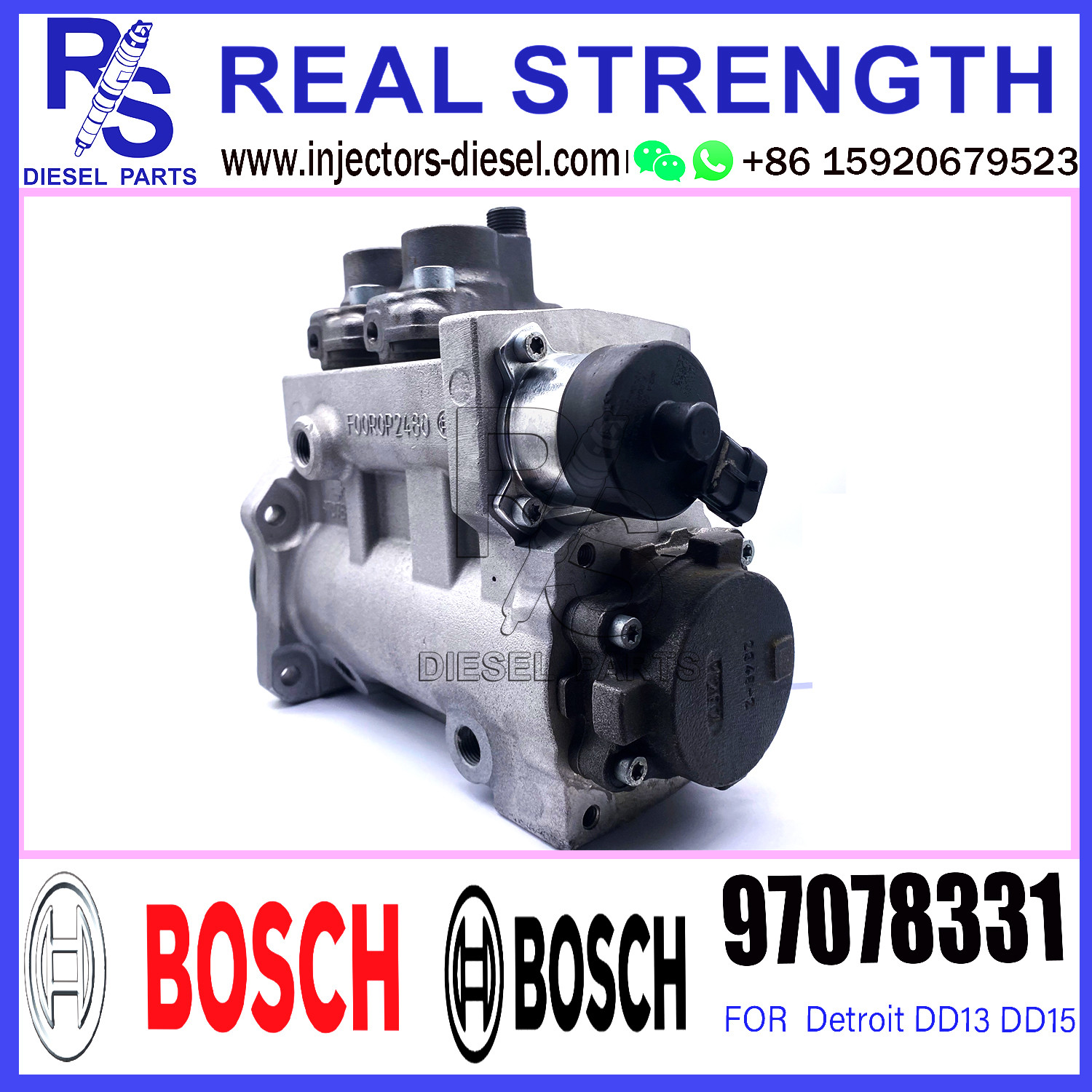 A4710900850 Genuine Detroit Diesel® Fuel Injection Pump DD15 97078331