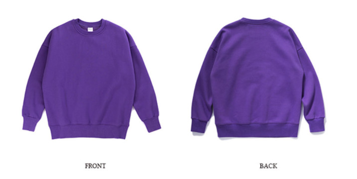 Women Blank Oversized Sweatshirts Unisex Premium Blank Crewneck Sweatshirt