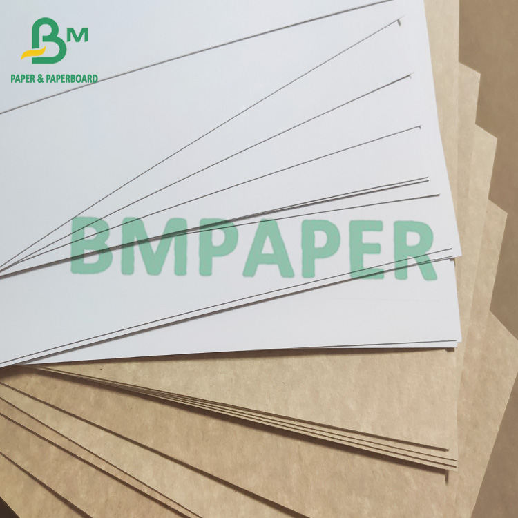 Food White Coated Folding Carton Board Kraft Back Paper 325gsm