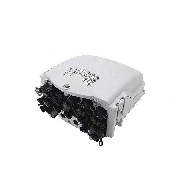 Waterproof 16 Core Fiber Optic Distribution Box IP68 FTTH Pre Loaded