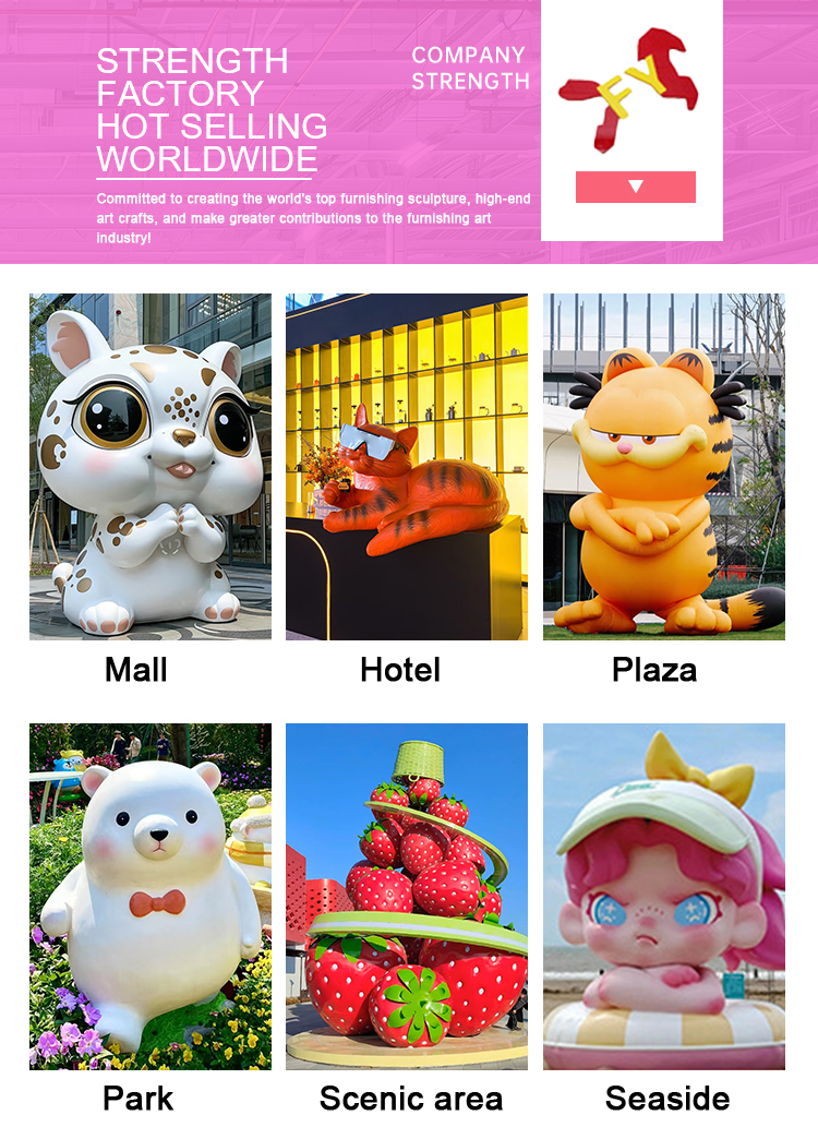 Europe Regional Resin Ice Cream Donut Props Fiberglass Candy Lollipop Sculpture For Art Collectible