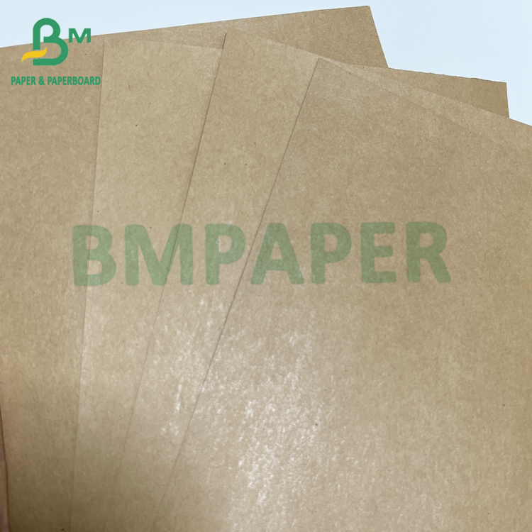 Fast Food Packing Brown Kraft 270gsm Greaseproof  PE Coated Paper