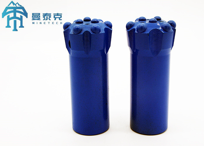 Long Skirt Quarrying Rock Tools Drill Mining Tapered Button Bit 34mm