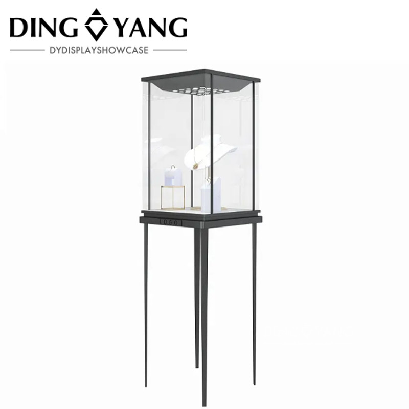 No Installation Jewelry Display Cabinet Modern Fashion Style With Low Power Consumption Lights