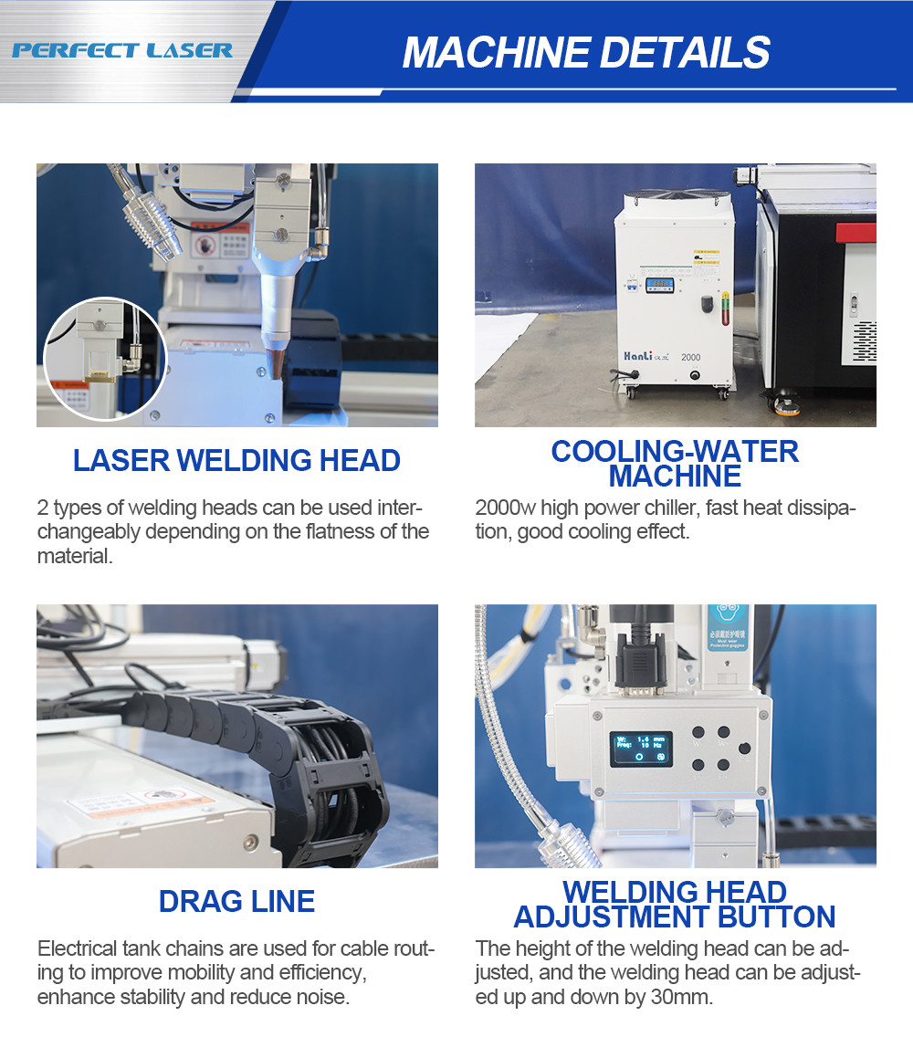 2000w Desktop Laser Beam Welding Machine For Metal SS Carbon Steel Aluminum Zinc