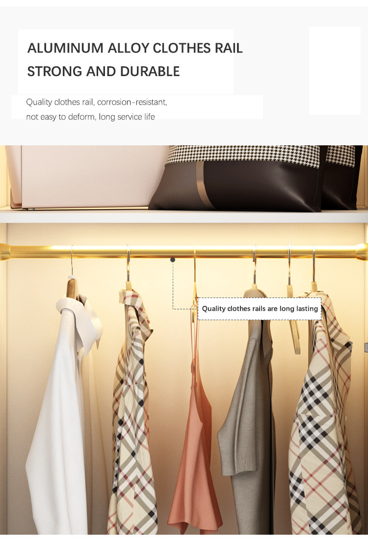 Multispace Bedroom Storage Wardrobe With Mirror Hinged Door
