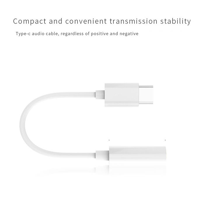 TPE usb converter type c to 3.5mmDC audio aux headphone cable male type c Adapter otg