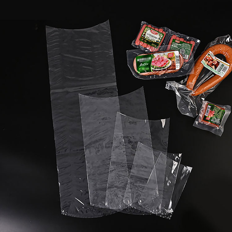 High Transparency Heat Shrink Plastic Bags Film Heat Seal Pvdc Shrink Wrap Bags 50-100 Um 2-4 Mil