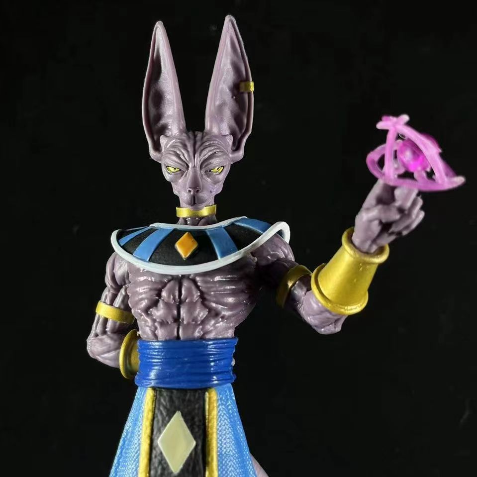 Picture Shows Japan Anime DragonBall Doll Model Ornament Action Figures Destroys Beerus