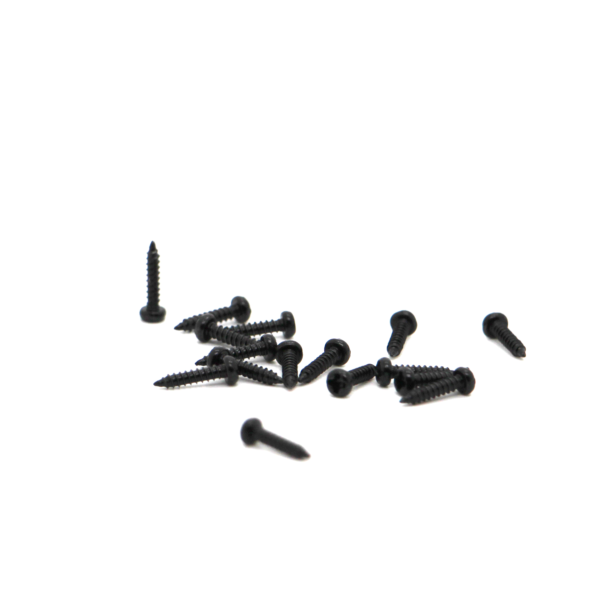 M0.5-M3 Micro Pan Head Screws Carbon Steel 10.9 Grade Zinc Flake Coated for Power Tools Pneumatic Valves