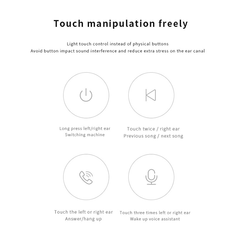 Bluetooth 5.0 Earphones Tws Wireless Headphones Mini Bluetooth Earphone Handsfree Headphone Sports Earbuds Gaming Headset Phone