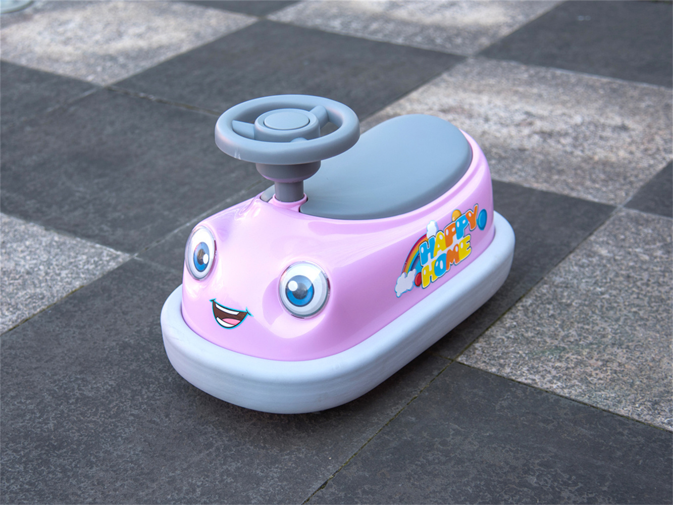 Customizable Children's Ride On Bumper Cars with S02 Compatibility and Music Function