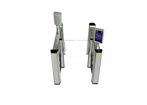 Quality SUS304 Biometric Recognition Glass Turnstile Gate 50persons/min for sale