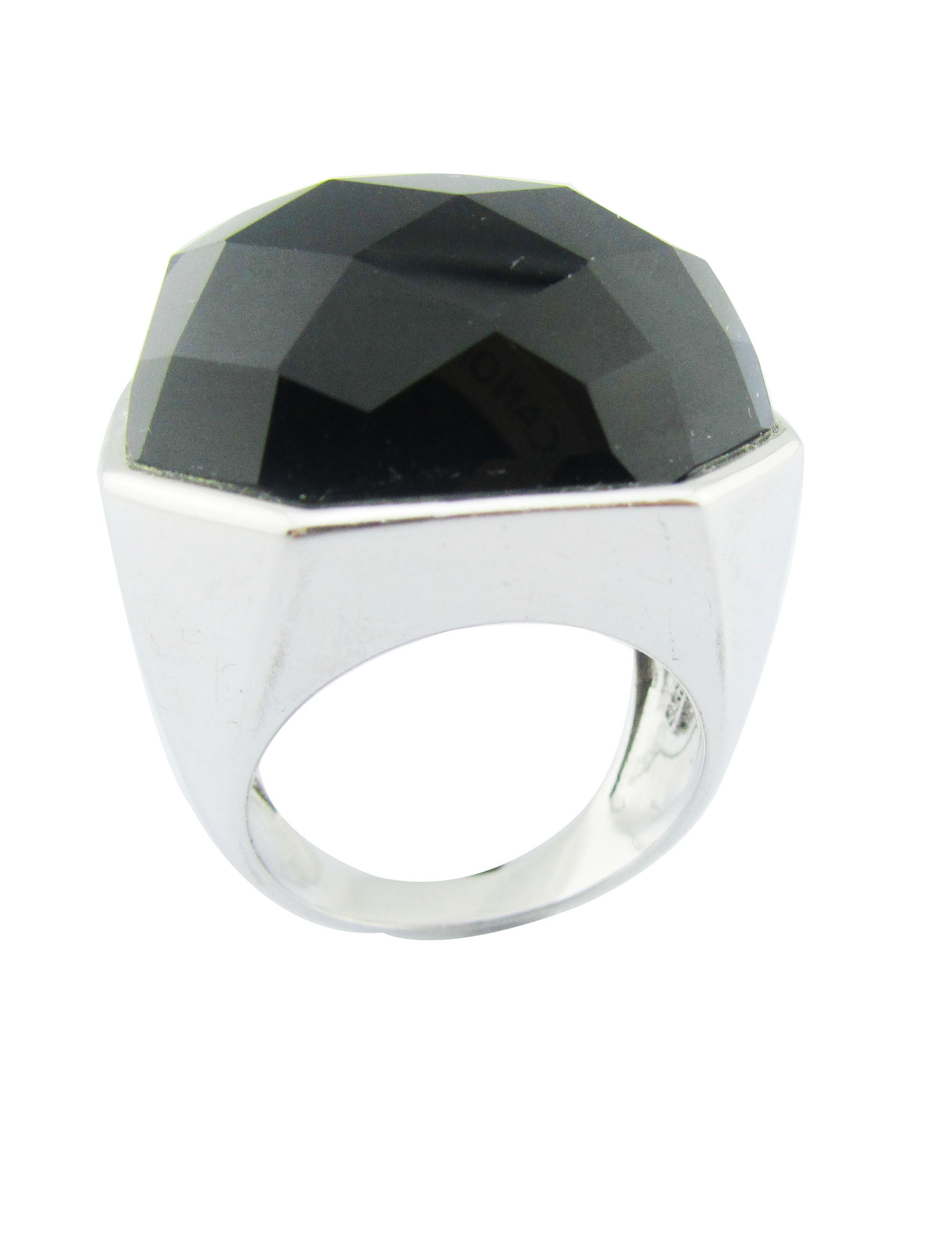 925 Silver White Black Agate Rings For Women Sterling Silver Thumb Rings Unique Sterling Silver Rings