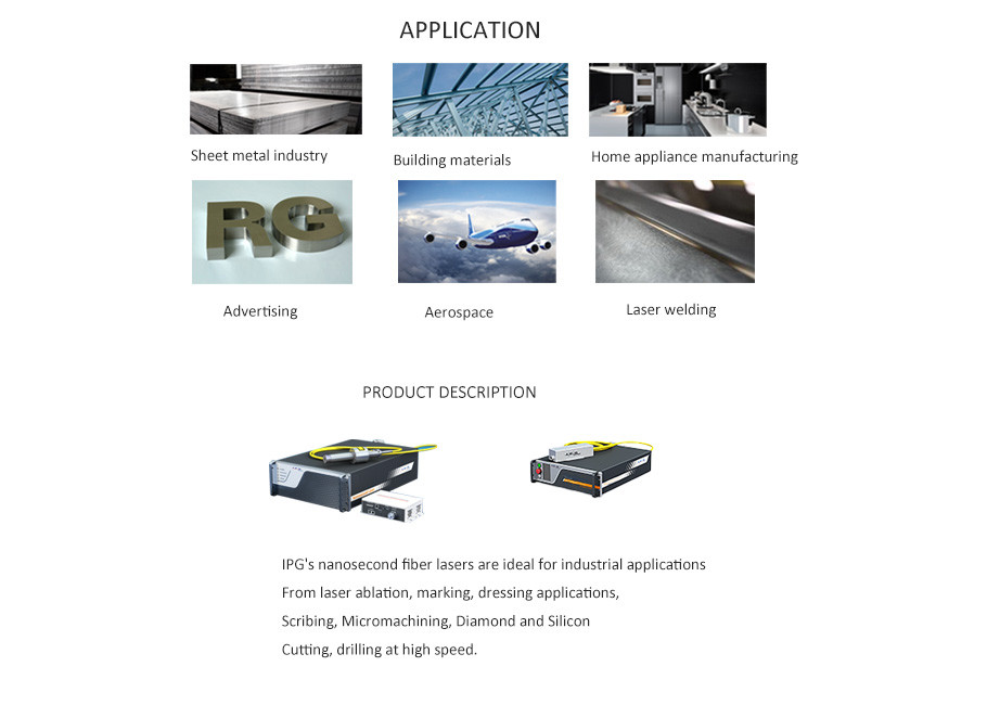 YLR IPG Fiber Laser Power Source For Laser Cutting And Laser Welding