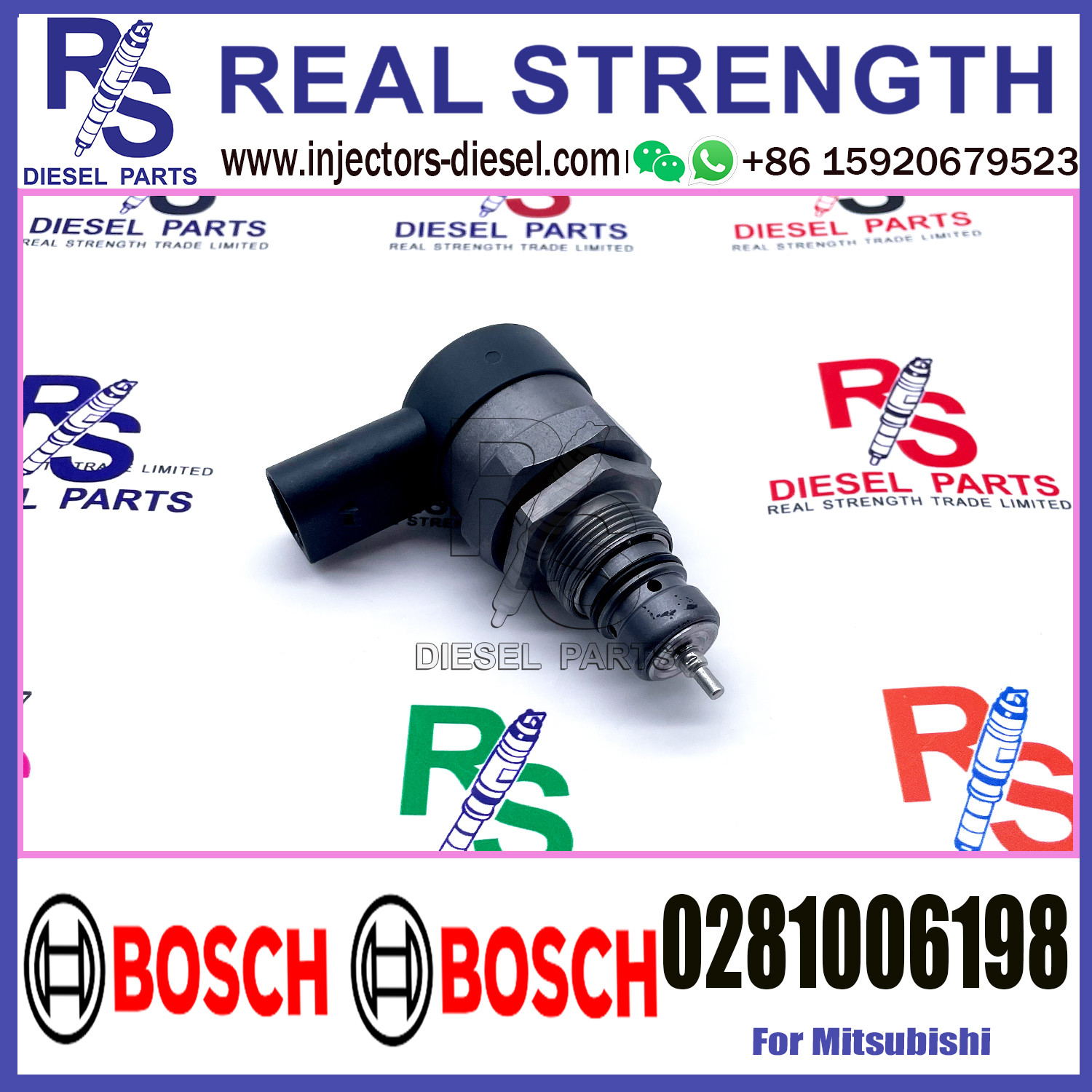 BOSCH Control Valve 0281006198 DRV Regulator Solenoid 0281006198 for Mitsubishi fuso canter 3.0