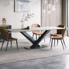 Buy cheap Wholesale Stylish Stainless Steel Dining Tables With Marble Surfaces from wholesalers