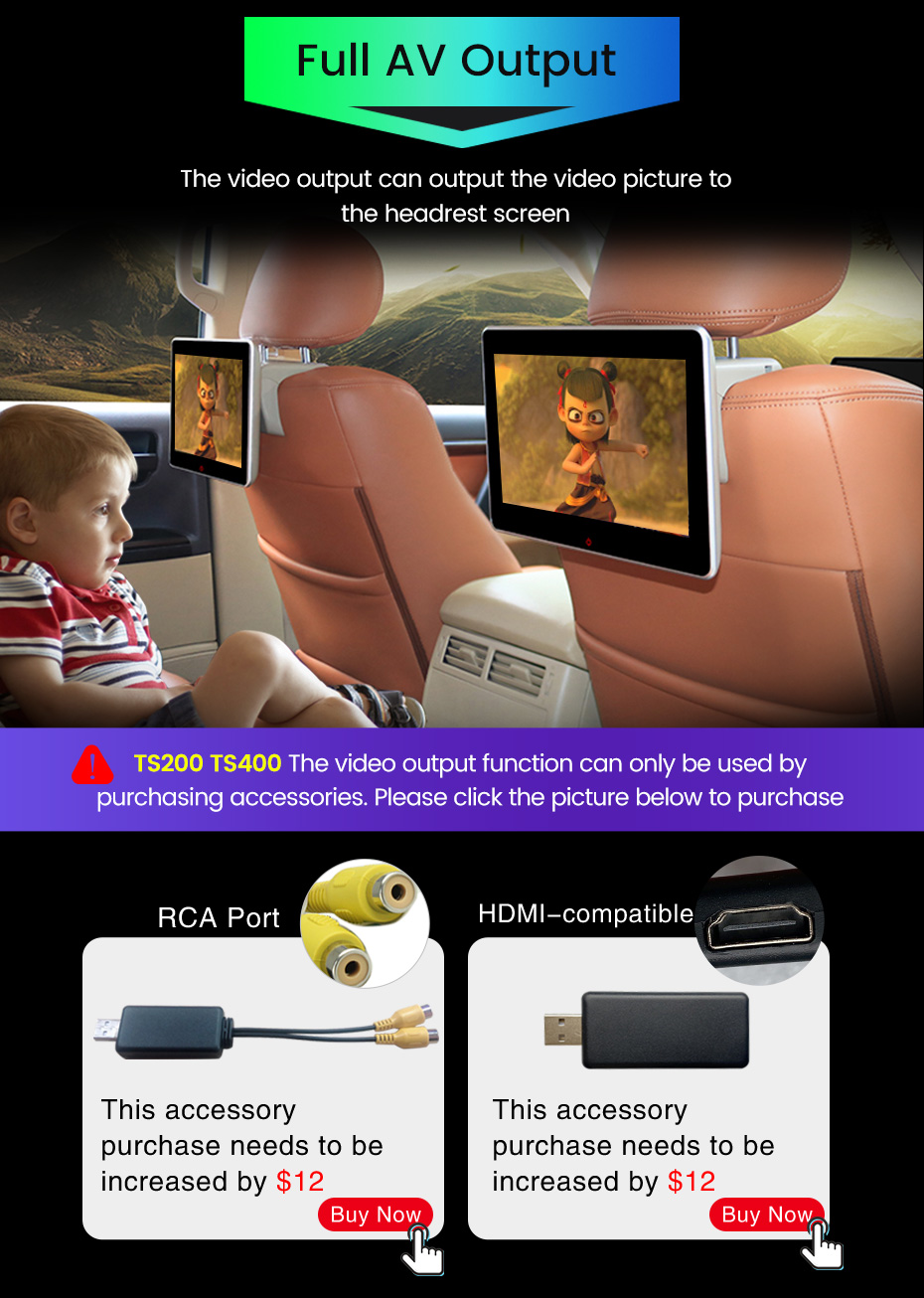 Uniersal Car Model 9.7 inch 2 din Double Din Android 12 Car DVD Player with GPS and Bluetooth