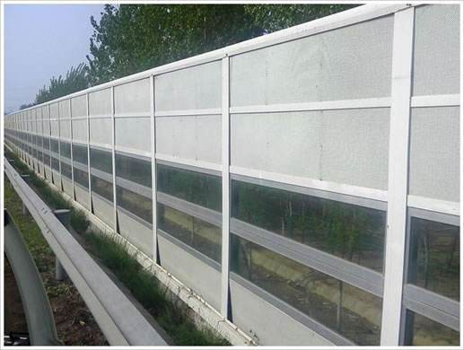 2m~4m Sound Barrier Fence Road Noise Barrier Panel Walls For Highway Road