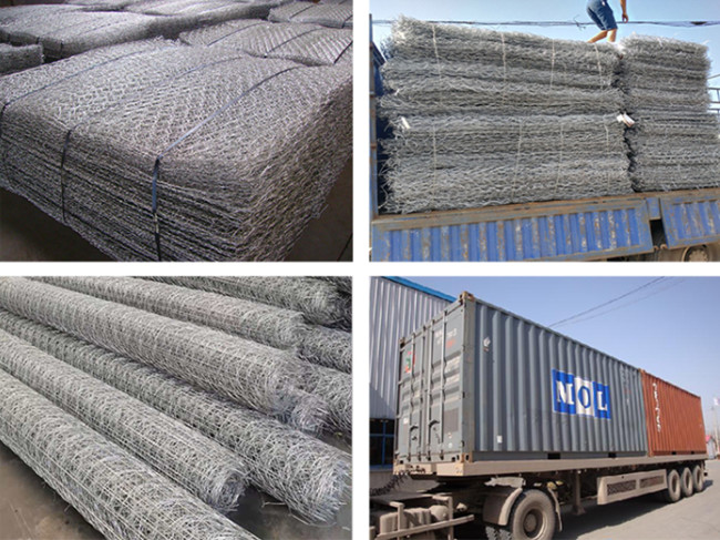 5m Galvanized Gabion Cage Bunnings 215g/M² Zinc Coated Rock Wall Cages