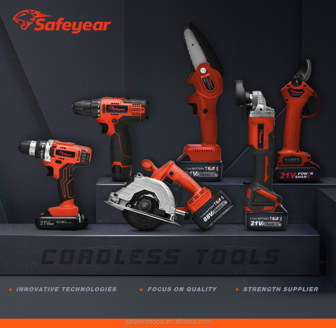 28N.M Brushless Cordless Tool Set 21Volts Cordless Power Drill Tools 1500MA Battery