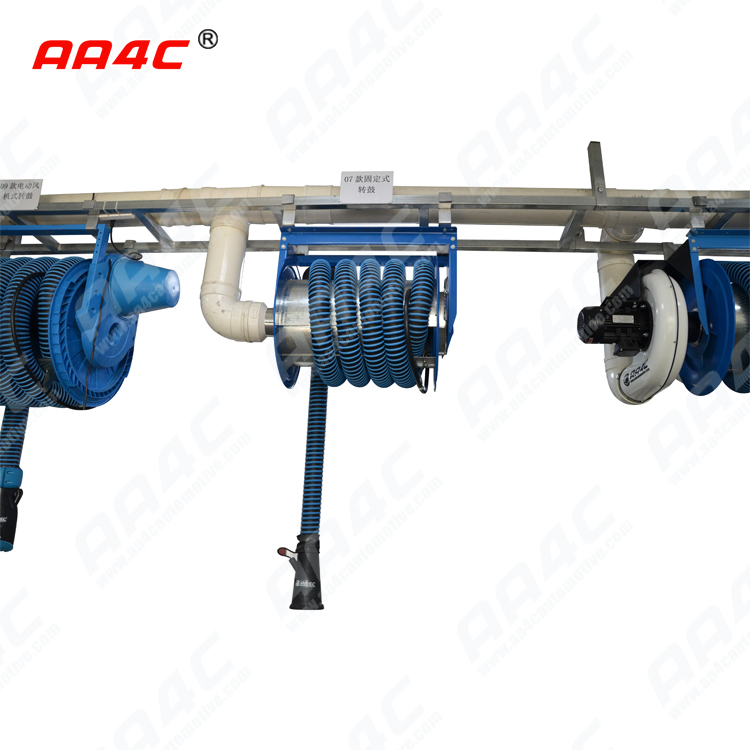 Truck Portable Vehicle Exhaust Extraction Systems Design Manual Fixed Tumbler Hose Reel Control