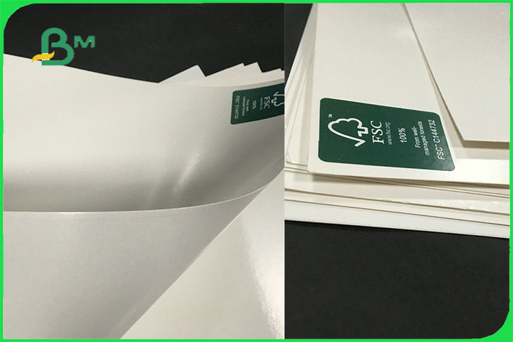 Food Grade Single PE Coated Paper For Food Packing Grease Proof  Customized