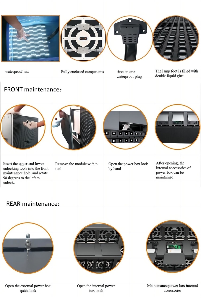 Outdoor Slim P5 Advertising LED Display Aluminum Light Weight LED Cabinet 2