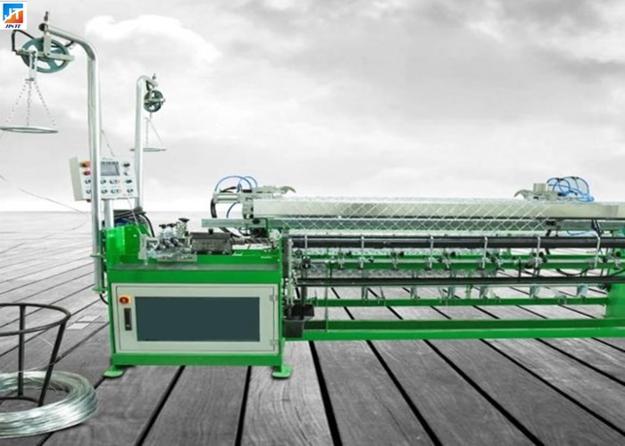Galvanized Hurricane 5.5Kw Diamond Mesh Making Machine