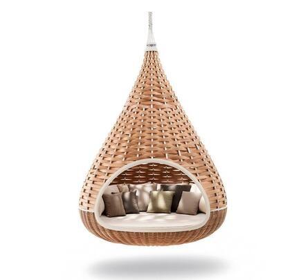 High quality Outdoor Garden Hanging swing egg chair patio PE Rattan wicker sofa