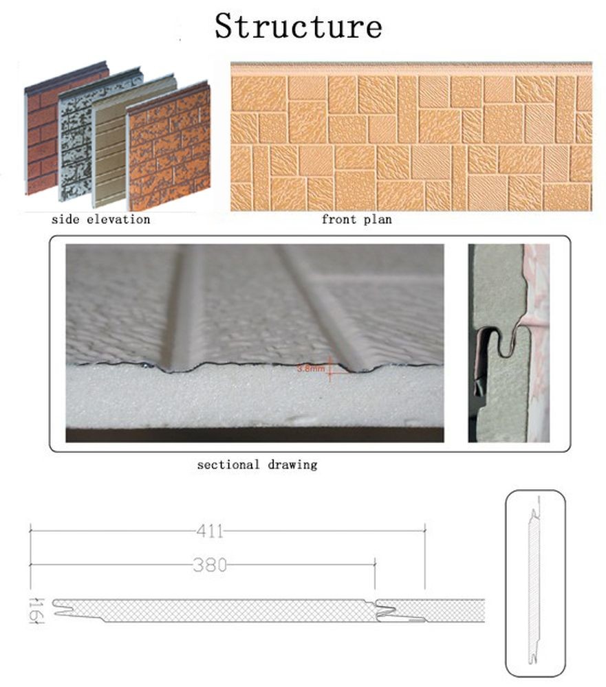 Insulated Aluminum Composite Sandwich Panel Structural Foam Core Panels For Wall Building Facade