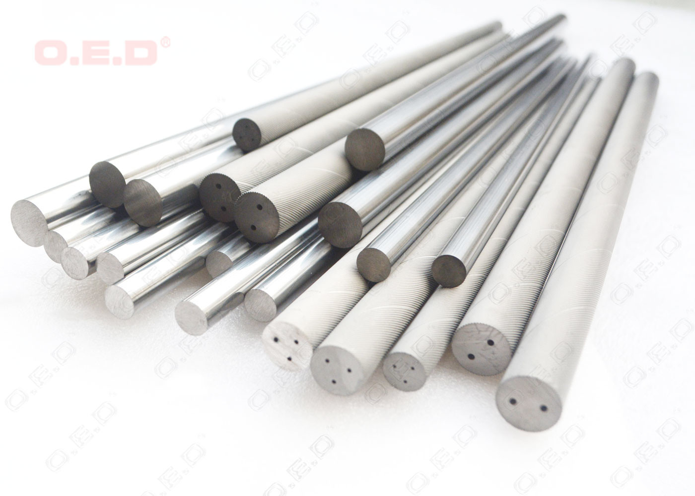Cut To Length Tungsten Carbide Rods , End Mill Blanks ISO 9001