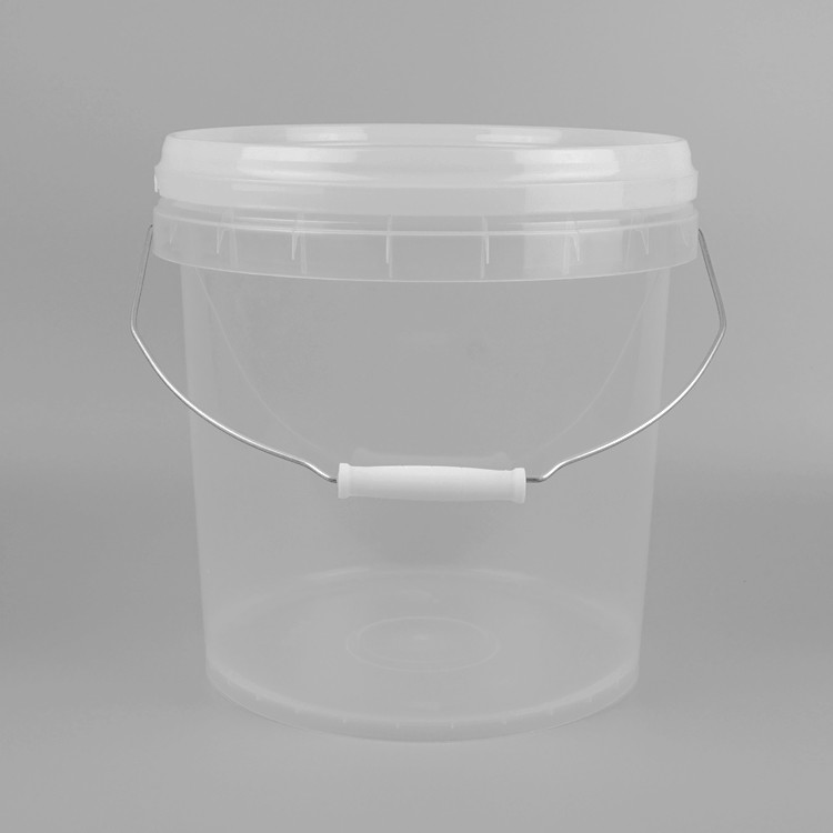 10L 25*23*27cm Portable Plastic Bucket With Lid Food grade PP