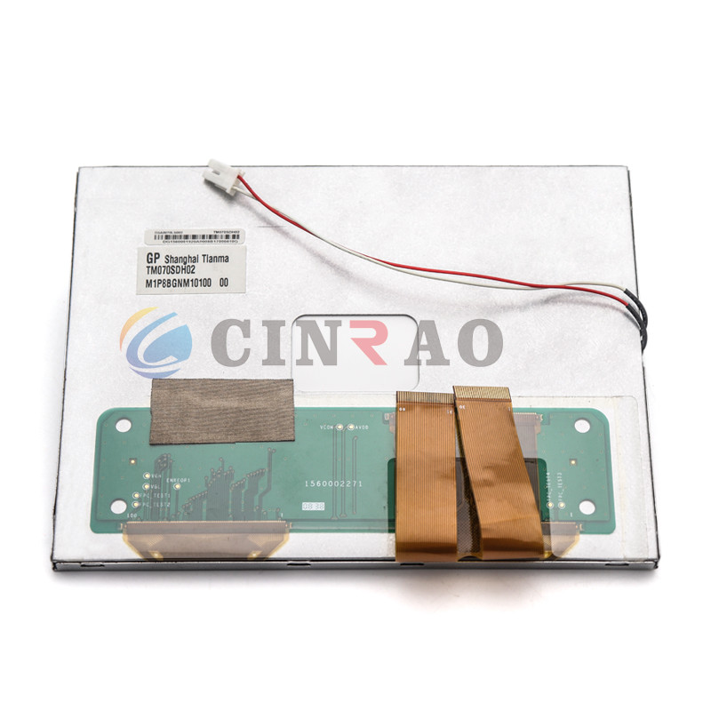 7" TFT LCD Display / Tianma TFT GPS LCD Screen TM070SDH02 ISO9001 Approved
