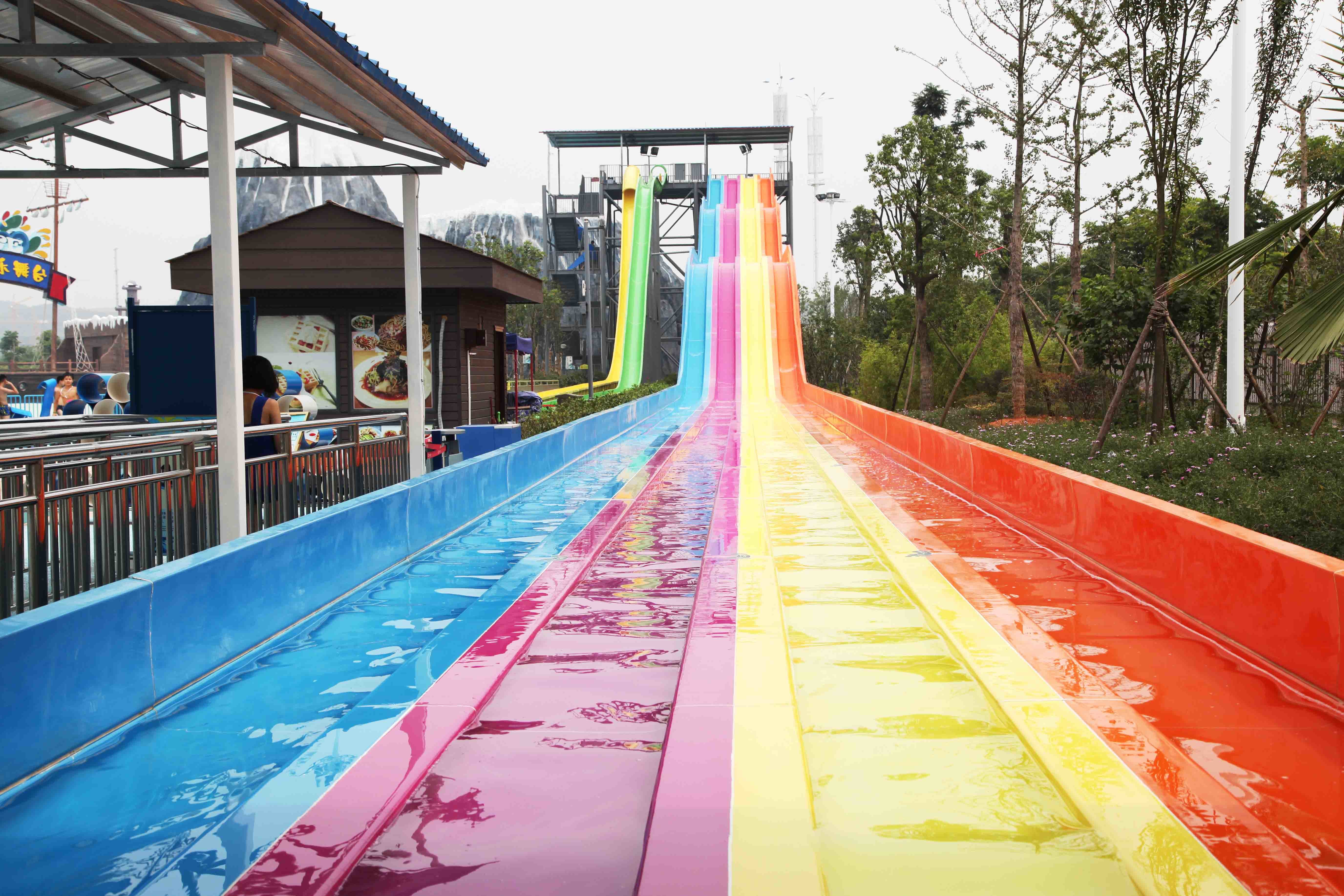 Hot Sale Outdoor Fiberglass Water Slides for Adult Used in Amusement Waterpark