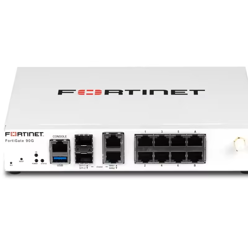 Fortinet FG-90G White Network Switch with 3-Year FortiCare UTP Firewall Security Features
