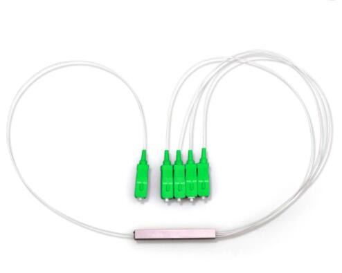 CATV Fiber Optic Splitter 1X4 Way G657A Singlemode for FTTH FTTB