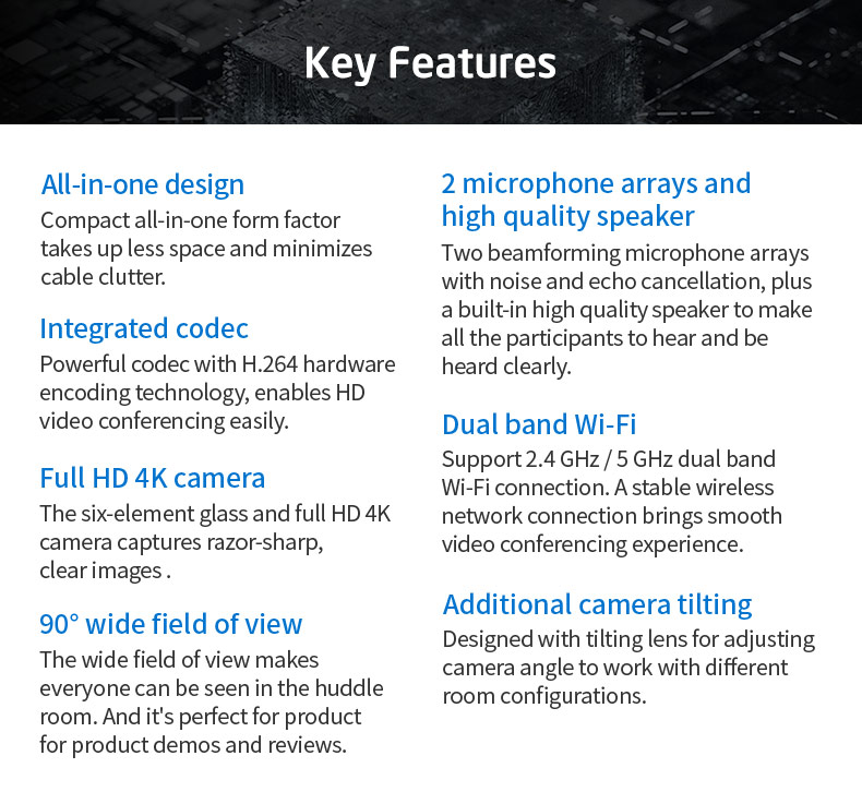 New Product HD Video Conferencing Equipment for Office Video Conferencing
