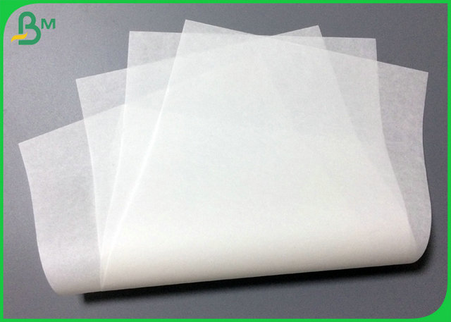 Oil proof 35gsm 38gsm Greaseproof Paper For Hamburg Wrapping Food Grade 