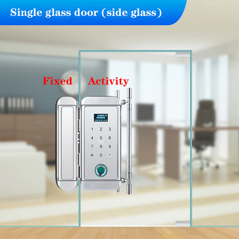 Waterproof 1.7in IP68 Sliding Door Fingerprint Lock FCC