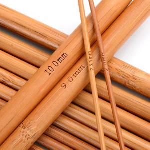 China Carbonized Bamboo Double Pointed Knitting Needles For Handmade Creative DIY Yarn on sale