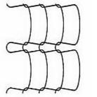Factory price metal wire knitted woven mesh,ss 304 knitted wire mesh