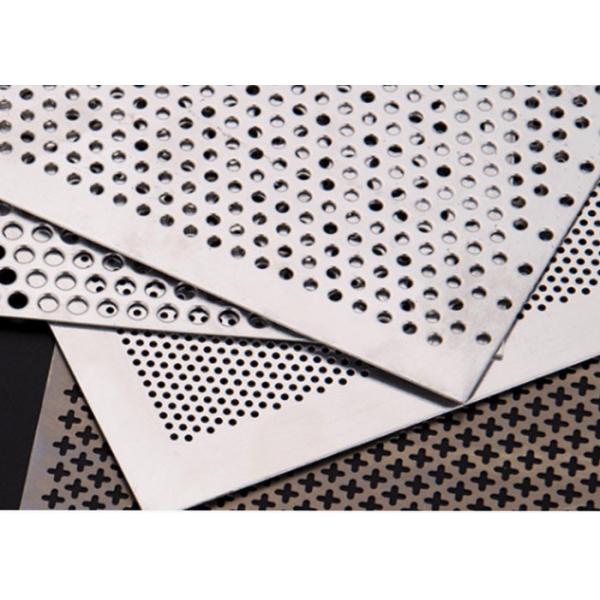 Staggered Center Perforated metal Sheets ASTM B209 Standard Various Materials Open Areas 5% - 79%