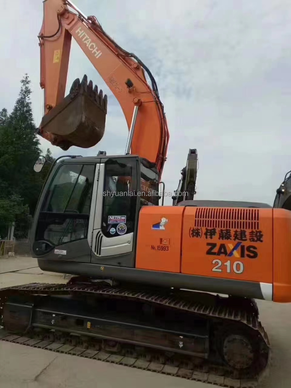 0.91m3 EX210 21T Excavator 110KW Power ISUZU Engine