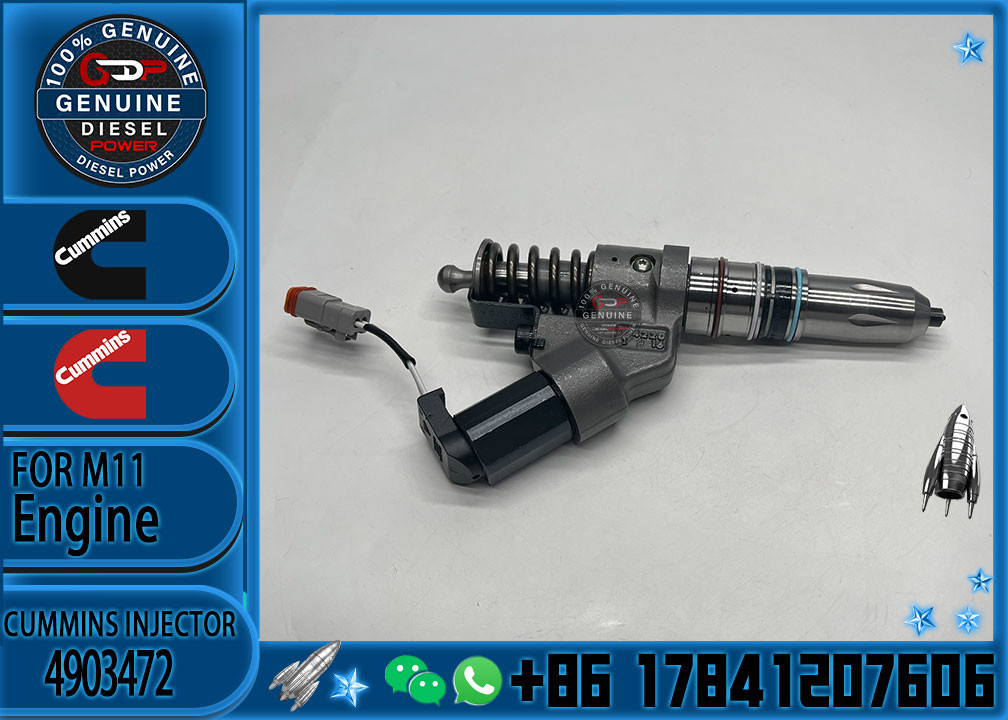 Excavator Parts Fuel Injector 4903472 For Engine M11 QSM ISM