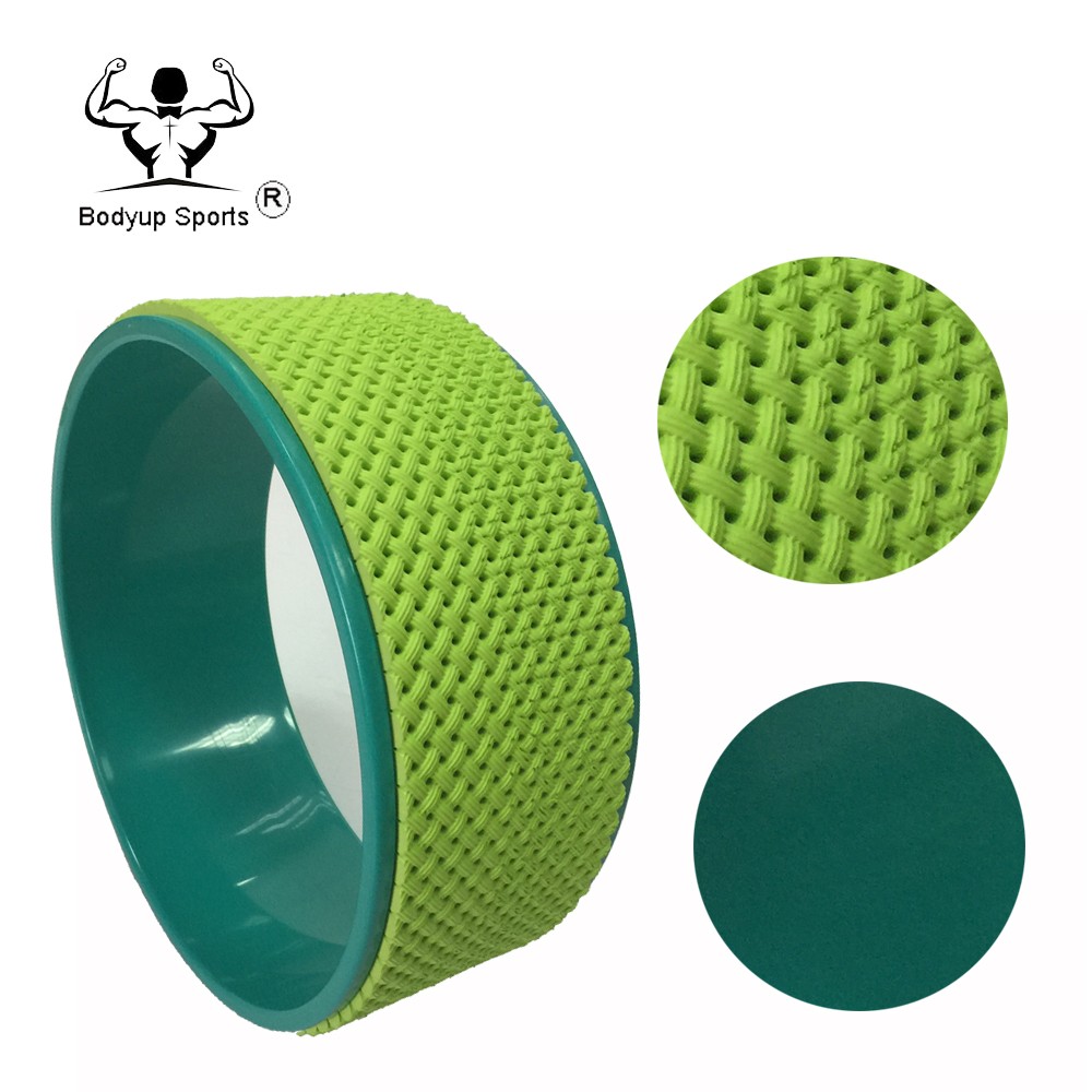 Woven Texture Mini Yoga Wheel 500 Lbs Breaking Strength Beautiful Appearance