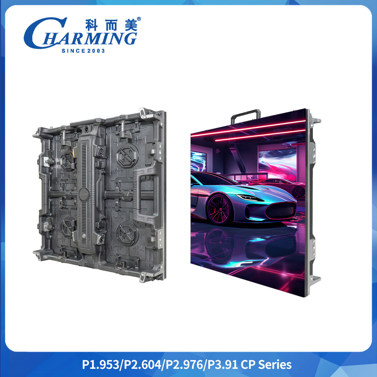 Fast Hard Connection P2.6-3.91 CP Series Outdoor IP65 LED Video SMD1415 Wall Without Wire Connection