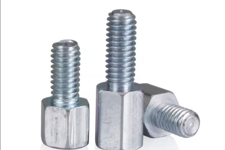 Carbon Steel M12 M16 M10 Hex standoff custom zinc-coated Male And Female hexagon studs