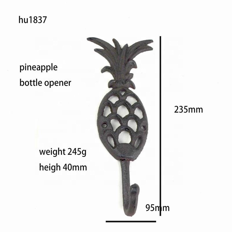 Pineapple Vintage Wall Mounted Key Hanger Cast Iron Crafts